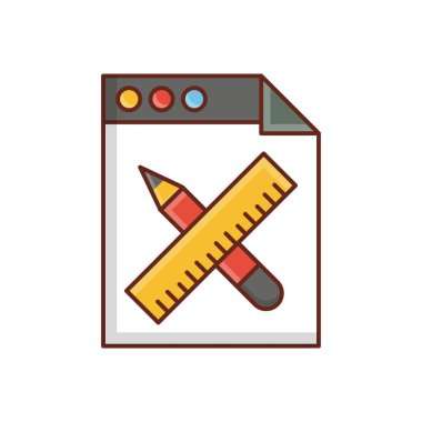 Şeffaf bir arkaplan üzerinde geliştirme vektör illüstrasyonu. Konsept ve grafik tasarımı için birinci sınıf kalite semboller.. 