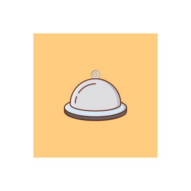 Şeffaf bir arkaplan üzerinde çanak vektör çizimi. Konsept ve grafik tasarımı için birinci sınıf kalite semboller.. 