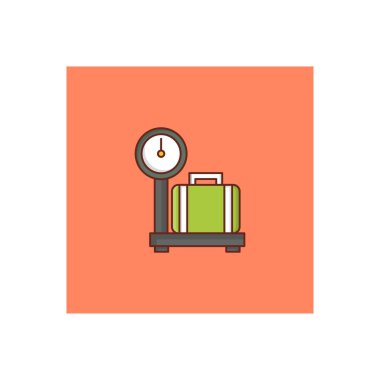 Şeffaf bir arkaplan üzerinde ağırlık vektör çizimi. Konsept ve grafik tasarım için birinci sınıf kalite semboller.. 