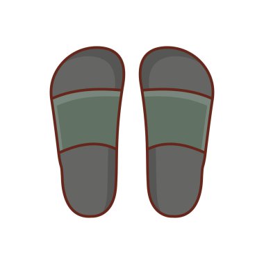 Saydam bir arkaplan üzerinde terlik vektörü çizimi. Konsept ve grafik tasarımı için vektör çizgisi düz simgesi.. 