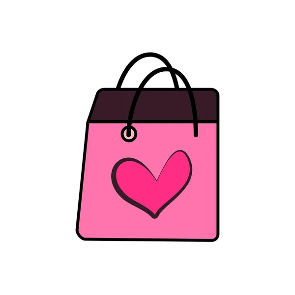 Love Bag Illustrazione Vettoriale Uno Sfondo Trasparente Premium Qualità Symbols — Vettoriale Stock
