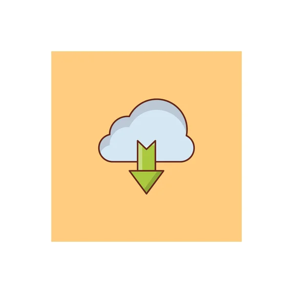 Cloud Vector Illustration Transparent Background Premium Quality Symbols Vector Line — 图库矢量图片
