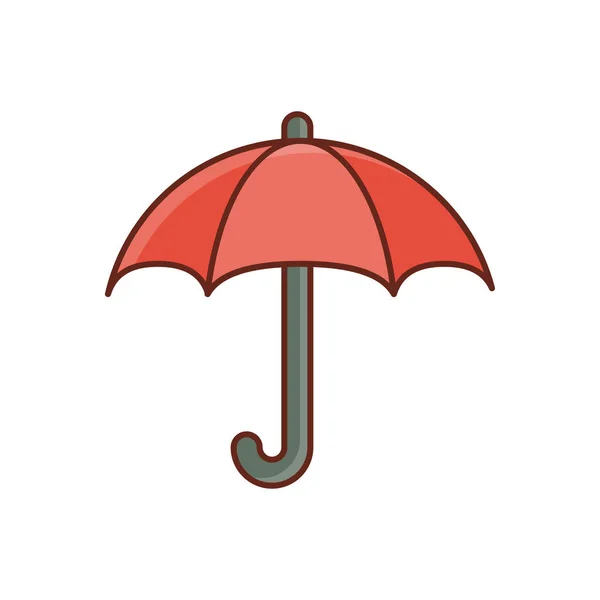 Umbrella Vector Illustration Transparent Background Premium Quality Symbols Vector Line — ストックベクタ