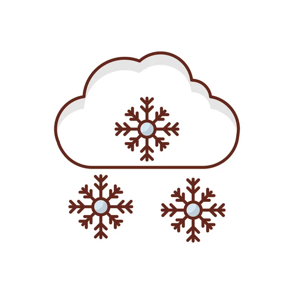 Snowflake Vector Illustration Transparent Background Premium Quality Symbols Vector Line — Διανυσματικό Αρχείο