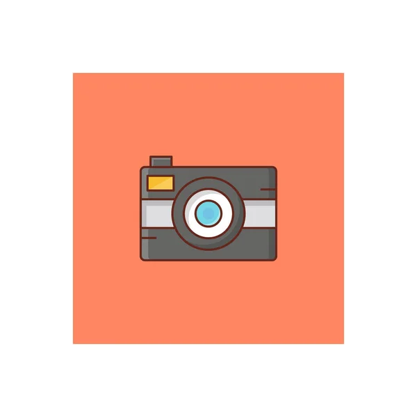 Camera Vector Illustration Transparent Background Premium Quality Symbols Vector Line — Stockvector