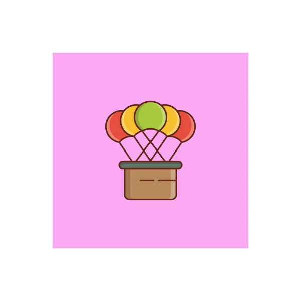 Air Balloon Vector Illustration Transparent Background Premium Quality Symbols Vector — 图库矢量图片