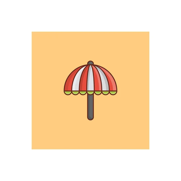 Umbrella Vector Illustration Transparent Background Premium Quality Symbols Vector Line — Stockvektor