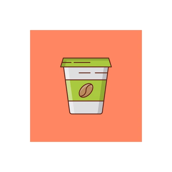 Café Ilustración Vectorial Sobre Fondo Transparente Calidad Premium Simbols Vector — Archivo Imágenes Vectoriales