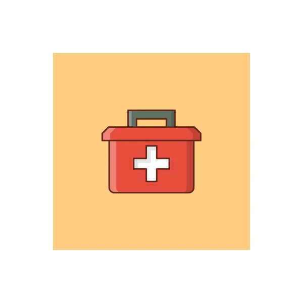 First Aid Kit Vector Illustration Transparent Background Premium Quality Symbols — Stockvektor