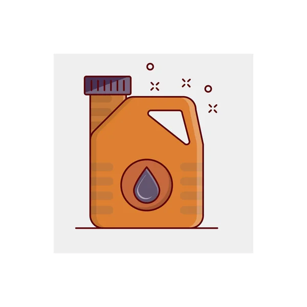 Oil Can Vector Illustration Transparent Background Premium Quality Symbols Vector — Διανυσματικό Αρχείο