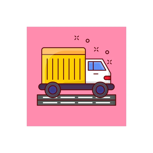 Truck Vector Illustration Transparent Background Premium Quality Symbols Vector Line — Image vectorielle