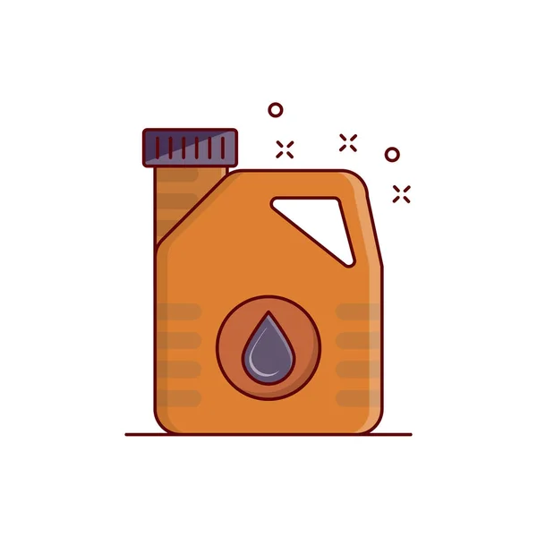 Oil Can Vector Illustration Transparent Background Premium Quality Symbols Vector — Stockvector