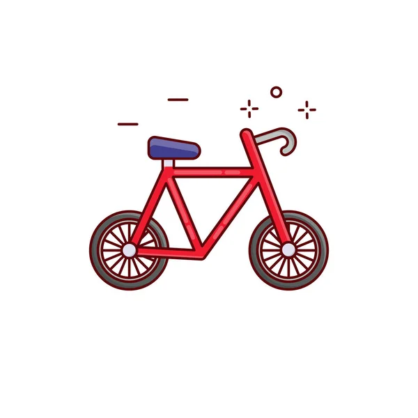 Bicycle Vector Illustration Transparent Background Premium Quality Symbols Vector Line — Stock Vector