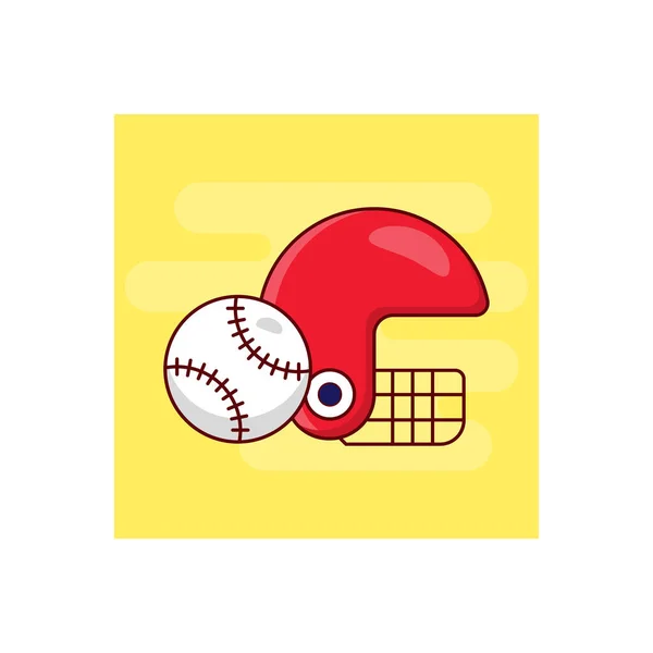 Ilustración Del Vector Béisbol Sobre Fondo Transparente Calidad Premium Simbols — Archivo Imágenes Vectoriales