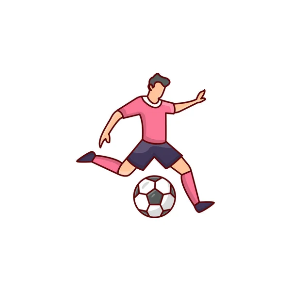 Soccer Vector Illustration Transparent Background Premium Quality Symbols Vector Line — Stock Vector