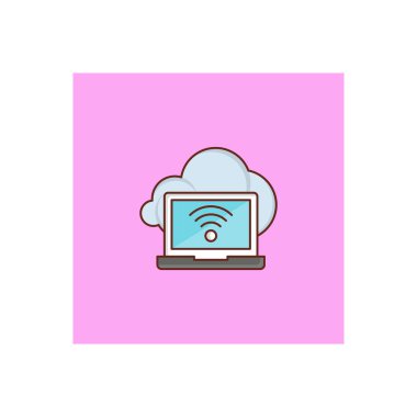 Şeffaf bir arkaplan üzerinde internet vektör çizimi. Konsept ve grafik tasarımı için birinci sınıf kalite semboller.. 