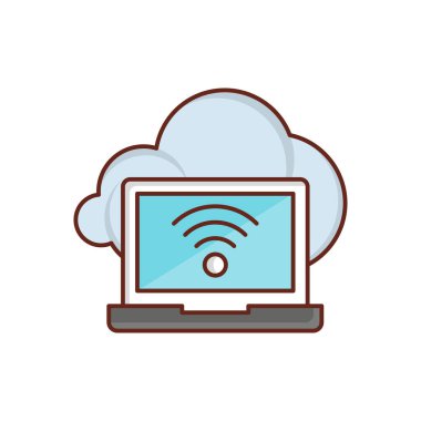 Şeffaf bir arkaplan üzerinde internet vektör çizimi. Konsept ve grafik tasarımı için birinci sınıf kalite semboller.. 