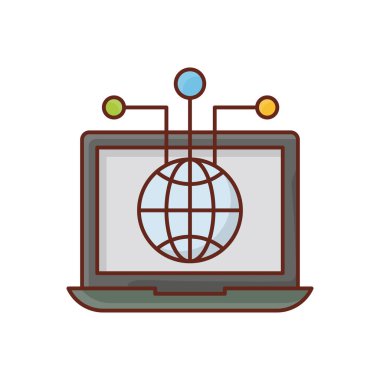 Şeffaf bir arkaplan üzerinde ağ vektör illüstrasyonu. Konsept ve grafik tasarımı için birinci sınıf kalite semboller..