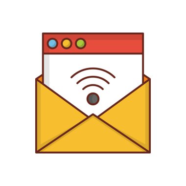 Saydam bir arkaplan üzerinde web sayfası vektör çizimi. Konsept ve grafik tasarım için birinci sınıf kalite semboller.. 