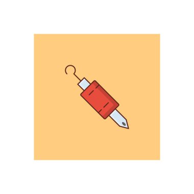 Şeffaf bir arkaplan üzerinde kalem vektör çizimi. Konsept ve grafik tasarımı için birinci sınıf kalite semboller.. 