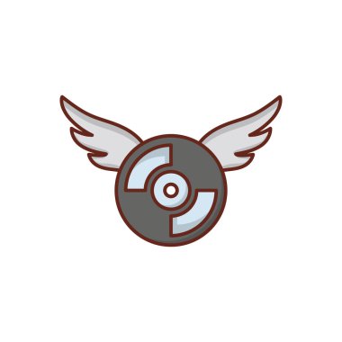 Şeffaf bir arkaplan üzerinde dövme vektör çizimi. Konsept ve grafik tasarım için birinci sınıf kalite semboller..