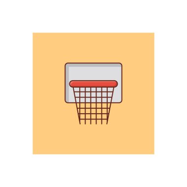 Şeffaf bir arkaplan üzerinde sepet vektör çizimi. Konsept ve grafik tasarım için birinci sınıf kalite semboller.. 