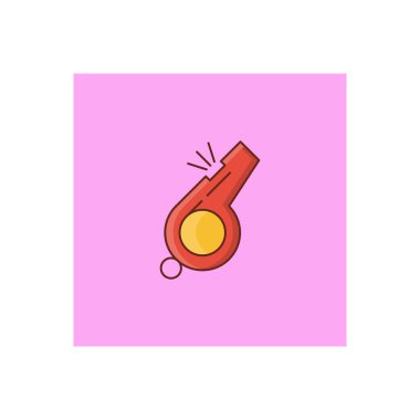 Şeffaf bir arkaplan üzerinde ıslık vektör çizimi. Konsept ve grafik tasarımı için birinci sınıf kalite semboller.. 