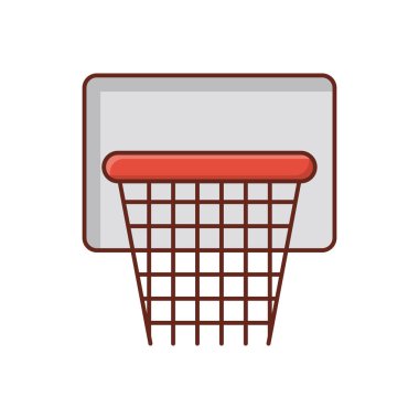 Saydam bir arkaplan üzerinde basketbol vektör çizimi. Konsept ve grafik tasarımı için birinci sınıf kalite semboller.. 