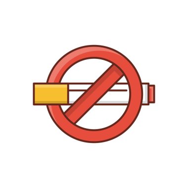 Şeffaf bir arkaplanda vektör illüstrasyonuna izin verilmiyor. Konsept ve grafik tasarım için vektör çizgisi düz simgesi. 