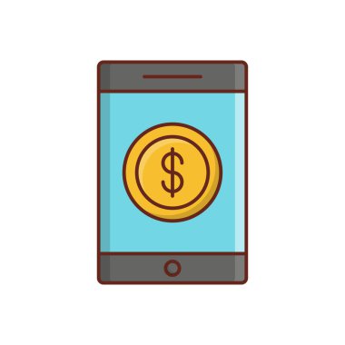 Şeffaf bir arkaplan üzerinde vektör illüstrasyonunu öde. Konsept ve grafik tasarımı için birinci sınıf kalite semboller. vektör çizgisi düz simgesi. 