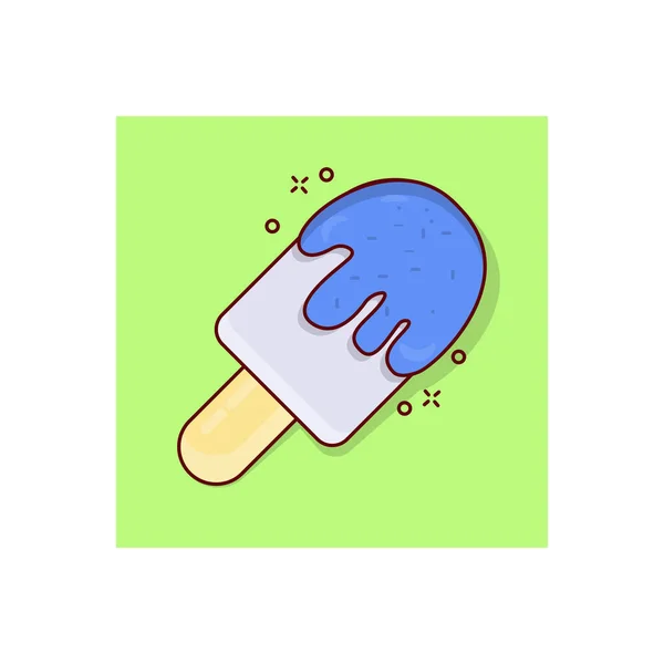Popsicle Vector Illustration Transparent Background Premium Quality Symbols Vector Line — 图库矢量图片