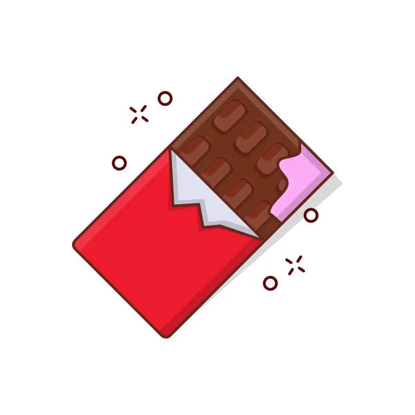 Illustrazione Vettoriale Cioccolato Uno Sfondo Trasparente Simboli Qualità Premium Icona — Vettoriale Stock