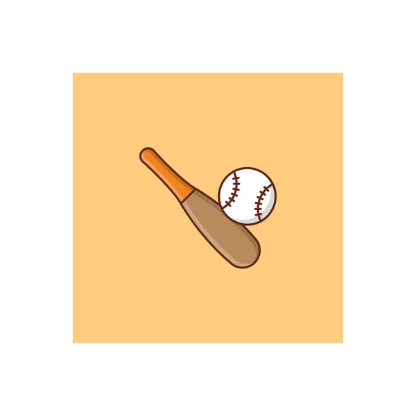 Baseball Vector Illustration Transparent Background Premium Quality Symbols Vector Line — Wektor stockowy
