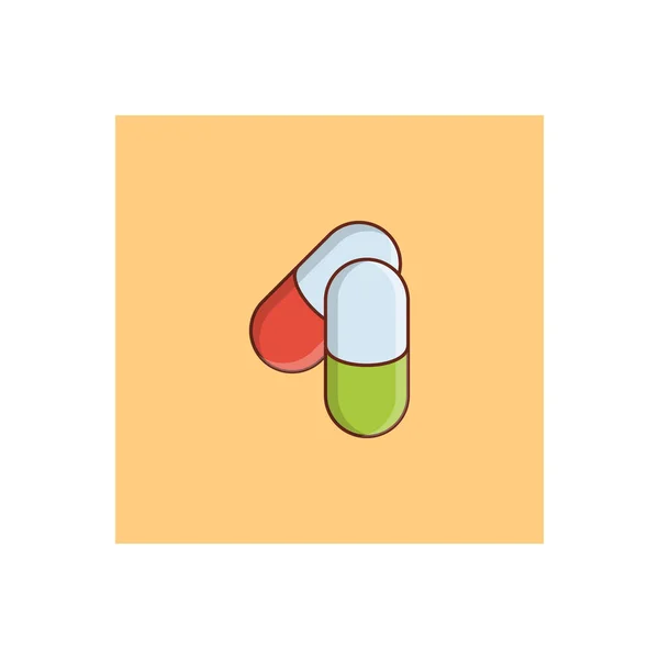 Drugs Vector Illustration Transparent Background Premium Quality Symbols Vector Line — Vector de stock