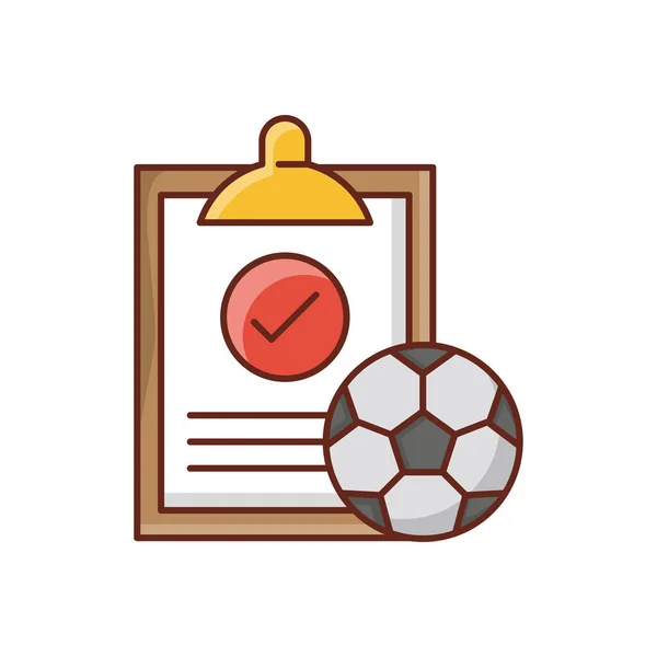 Soccer Vector Illustration Transparent Background Premium Quality Symbols Vector Line — Stock Vector