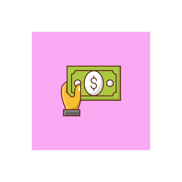 Dollar Vector Illustration Transparent Background Premium Quality Symbols Vector Line — Vetor de Stock