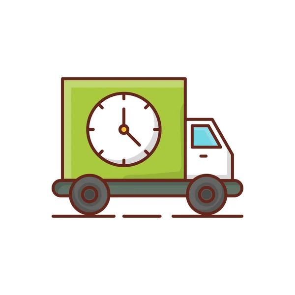 Fast Delivery Vector Illustration Transparent Background Premium Quality Symbols Vector — Stock Vector