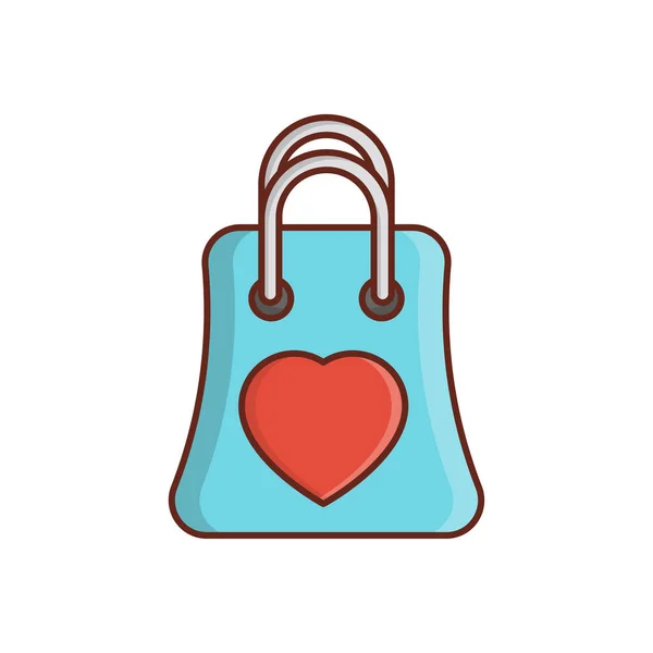 Love Bag Vector Illustration Transparent Background Premium Quality Symbols Vector — ストックベクタ