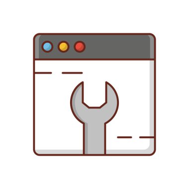 SEO, şeffaf bir arkaplan üzerinde vektör illüstrasyonunu ayarlıyor. Konsept ve grafik tasarımı için birinci sınıf kalite semboller..