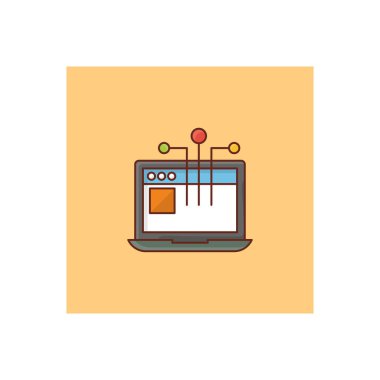 Saydam bir arkaplan üzerinde web sayfası bağlantı vektör illüstrasyonu. Konsept ve grafik tasarım için vektör çizgisi düz simgesi.