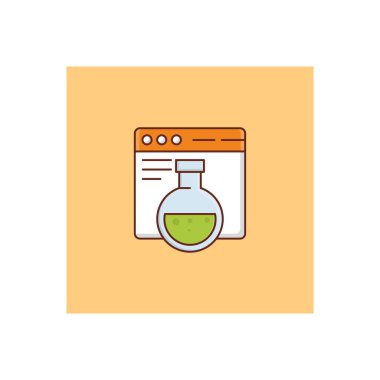 Şeffaf bir arkaplan üzerinde tarayıcı vektör çizimi. Konsept ve grafik tasarımı için birinci sınıf kalite semboller..