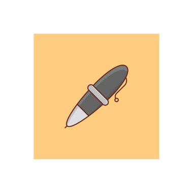 Şeffaf bir arkaplan üzerinde kalem vektör çizimi. Konsept ve grafik tasarımı için birinci sınıf kalite semboller.. 