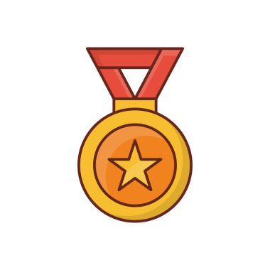 Şeffaf bir arkaplan üzerinde rozet vektör çizimi. Konsept ve grafik tasarım için mükemmel kalite semboller.. 