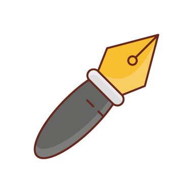 Şeffaf bir arkaplan üzerinde kalem vektör çizimi. Konsept ve grafik tasarımı için birinci sınıf kalite semboller.. 