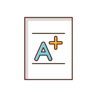 Şeffaf bir arkaplan üzerinde derecelendirme vektör çizimi. Konsept ve grafik tasarım için birinci sınıf kalite semboller.. 