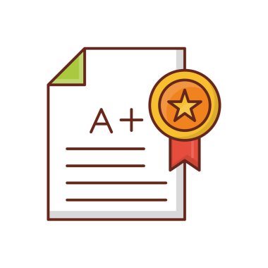 Şeffaf bir arkaplan üzerinde derecelendirme vektör çizimi. Konsept ve grafik tasarım için birinci sınıf kalite semboller.. 