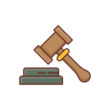 Şeffaf bir arkaplan üzerinde açık artırma vektör illüstrasyonu. Konsept ve grafik tasarımı için birinci sınıf kalite semboller..