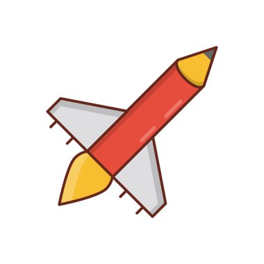 Saydam bir arkaplan üzerinde kalem vektör çizimi. Konsept ve grafik tasarımı için birinci sınıf kalite semboller.. 