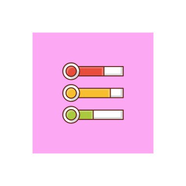 Şeffaf bir arkaplan üzerinde grafik vektör çizimi. Konsept ve grafik tasarımı için birinci sınıf kalite semboller.. 