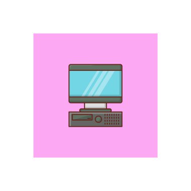 Saydam bir arkaplan üzerinde bilgisayar vektör çizimi. Konsept ve grafik tasarımı için birinci sınıf kalite semboller.. 